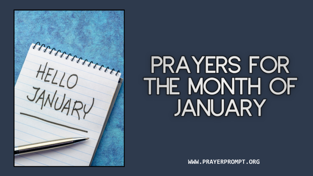 Prayers for January 2025 Start the Year with God